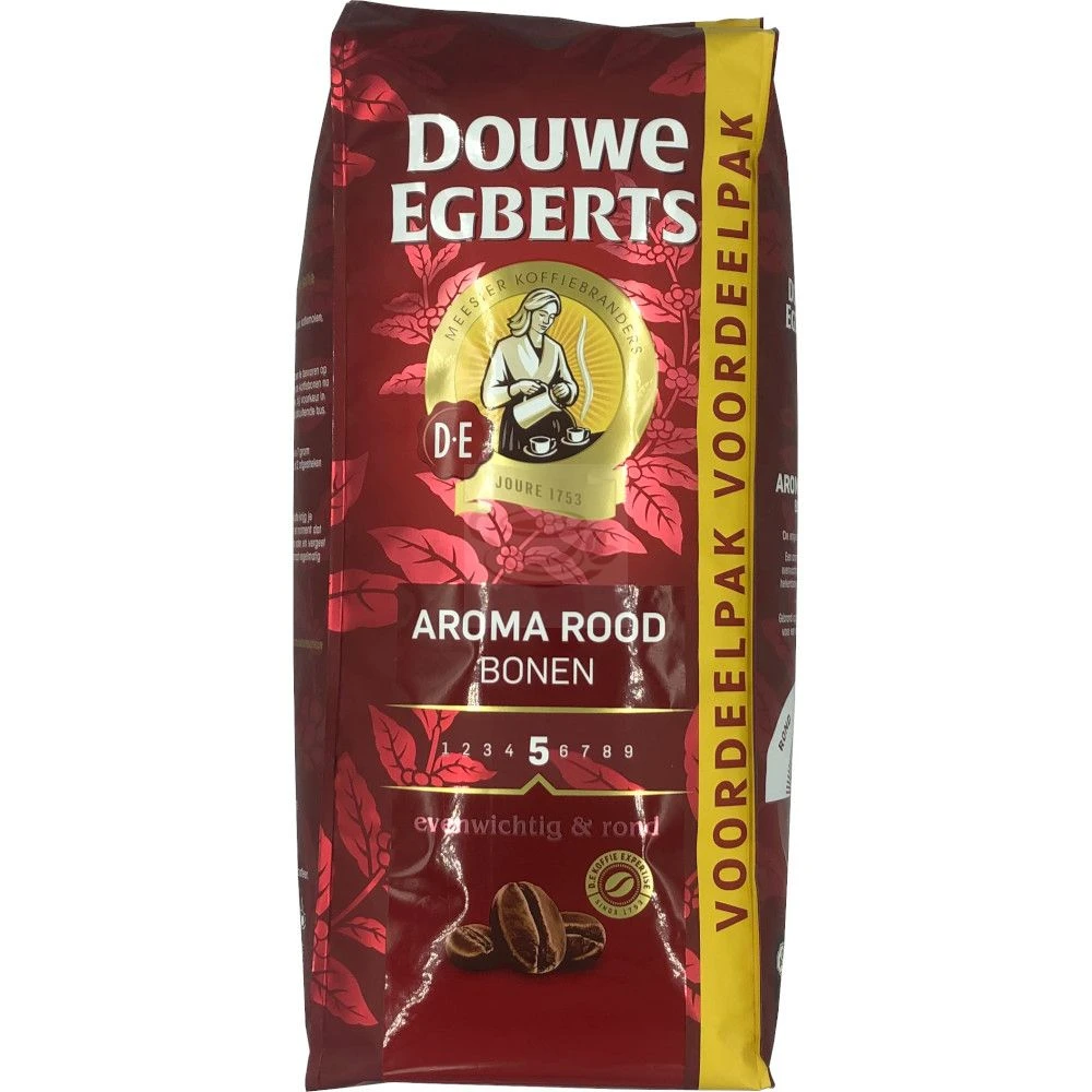 Douwe Egberts Aroma Rood 1 Kilo Coffeebeans 2 Douwe Egberts Aroma Rood 1 Kilo Coffeebeans - Image 2