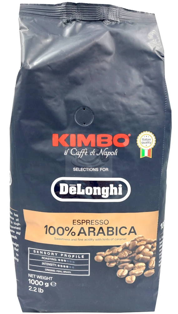 DeLonghi Kimbo Espresso 100% Arabica 1 DeLonghi Kimbo Espresso 100% Arabica