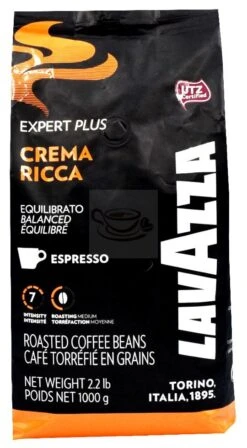 Lavazza Crema Ricca Espresso (expert) -Coffee Drink Store lavazza expert plus crema ricca espresso utz kopen kaufen bonen kl