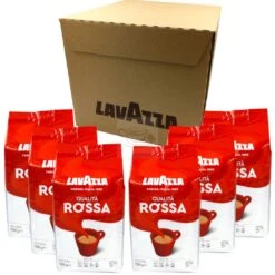 Brand Lavazza Qualita Rossa Box 6x1kg -Coffee Drink Store lavazza qualita rossa doos 6