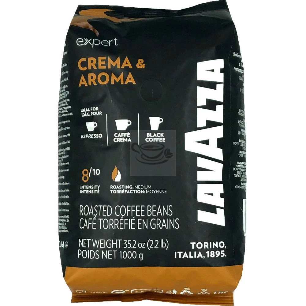 Lavazza - Vending - Crema & Aroma Expert - Coffee Beans - 1 Kilo 2 Lavazza - Vending - Crema & Aroma Expert - Coffee Beans - 1 Kilo - Image 2
