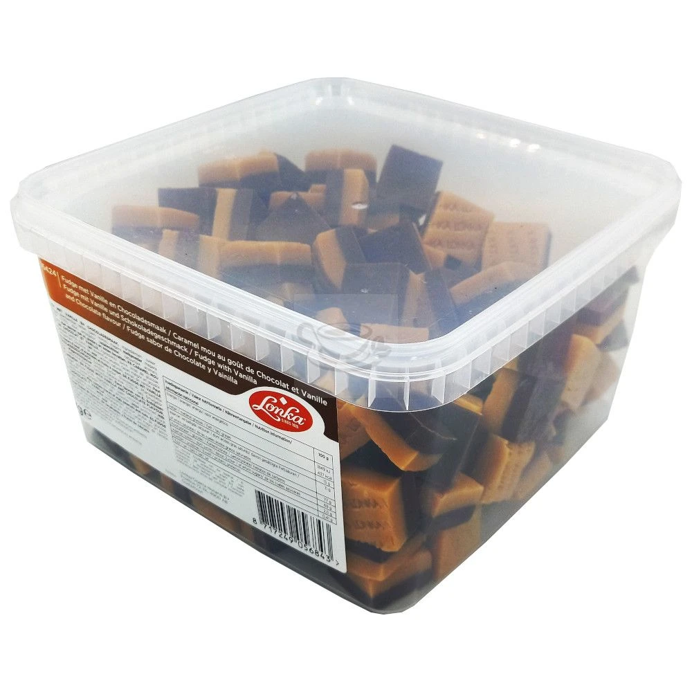 Lonka Fudge Met Vanille & Chocoladesmaak 2 Lonka Fudge Met Vanille & Chocoladesmaak - Image 2