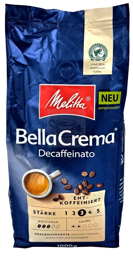 Melitta Bella Crema Decaffeinato 1 Melitta Bella Crema Decaffeinato