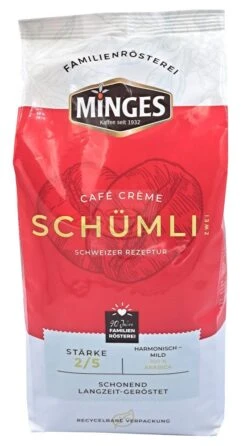 Minges Schweizer Schümli 2 Cafe Crema -Coffee Drink Store minges schweizer schumli 2 kl